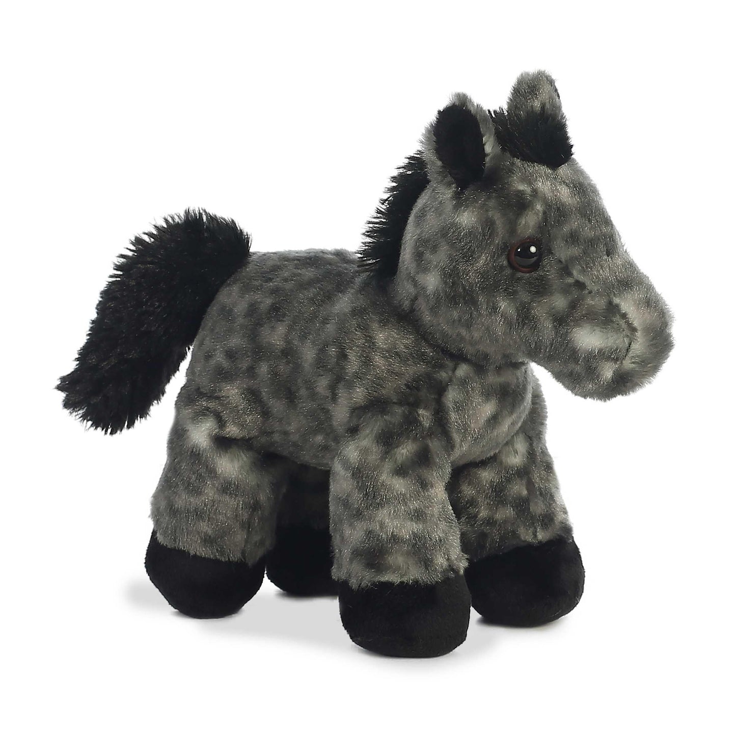 Peluche Mini Caballo Aurora Negro Coleccionable