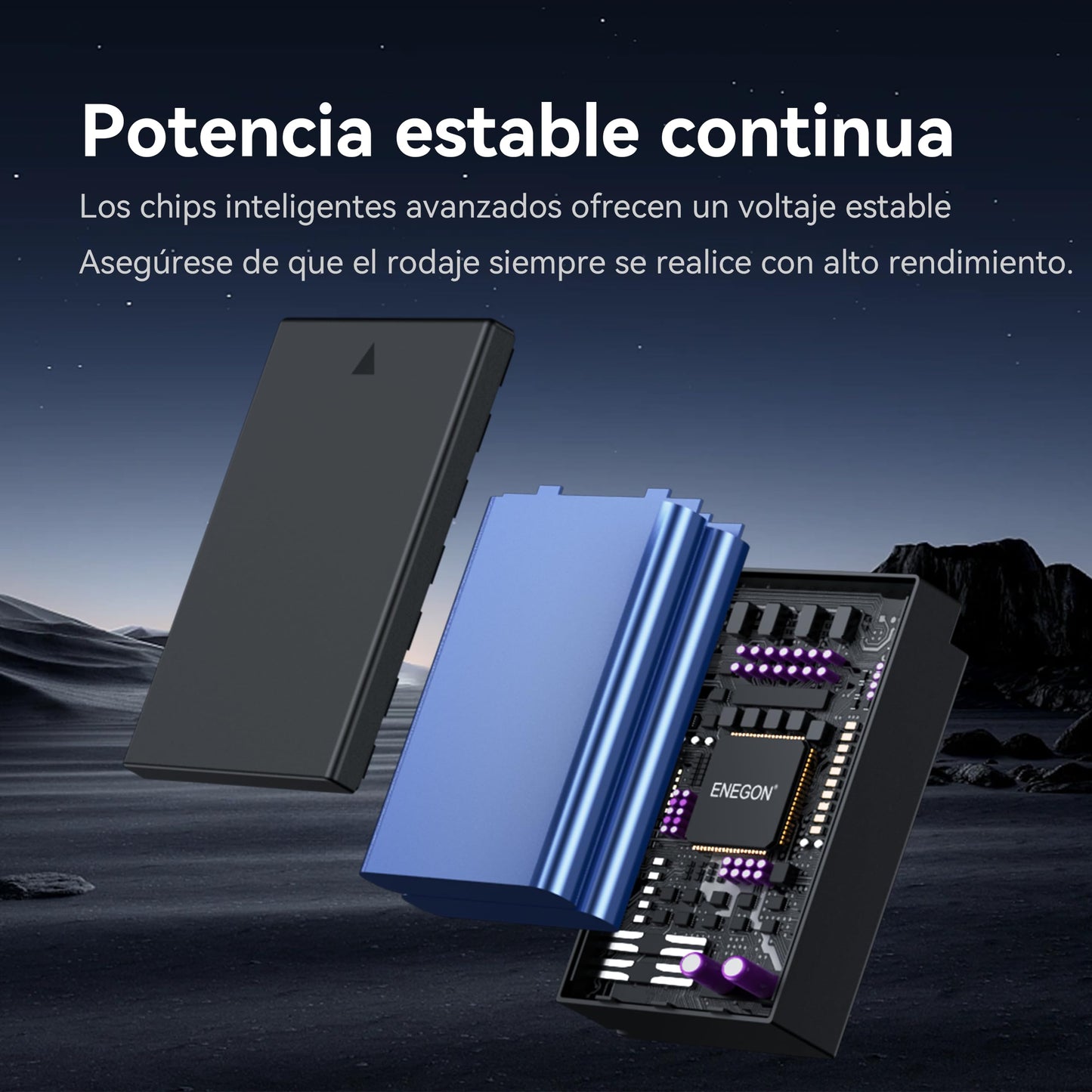 Baterías y Cargador Dual Rápido ENEGON para Canon EOS Kameras réflex Digital