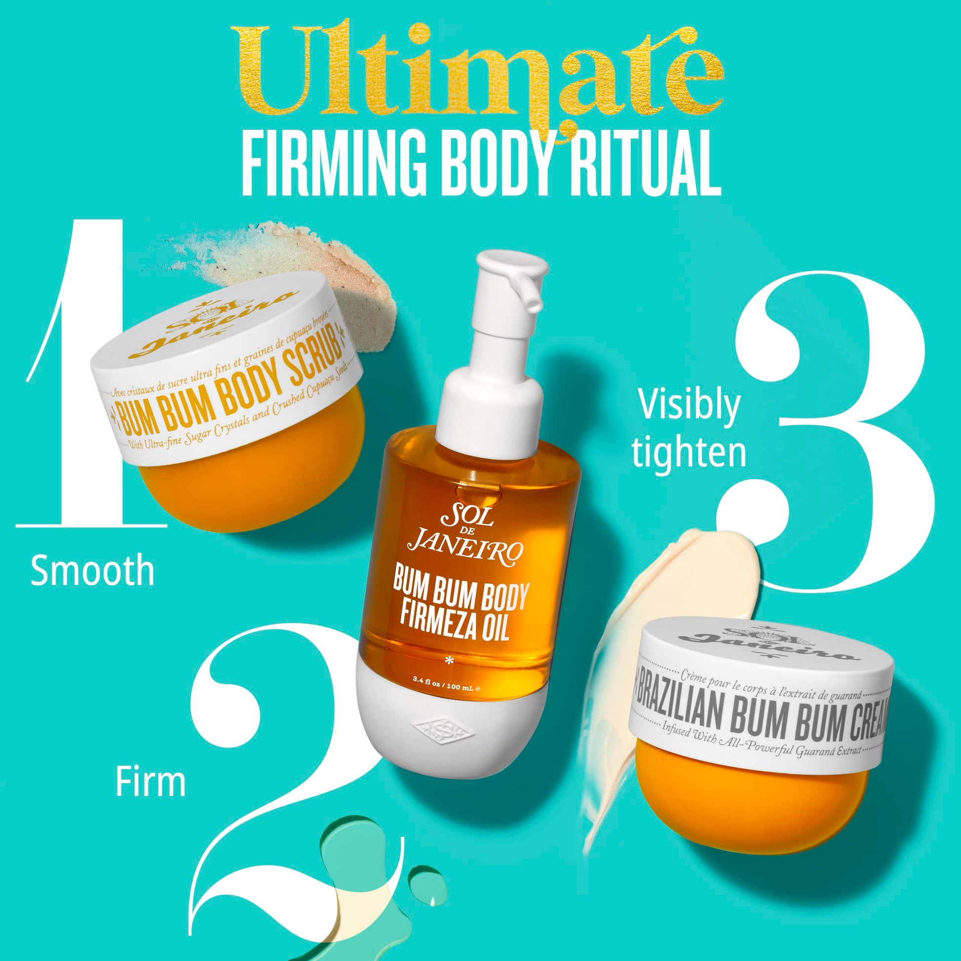 Sol De Janeiro Sol De Janeiro de Sol De Janeiro, Aceite Corporal Bum Bum Firmeza -100ml/3.4oz