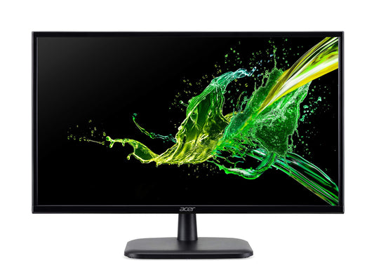 Acer Monitor EK0 21.5" Ultra Slim Full HD (1920x1080) 100Hz | Tiempo de Respuesta 1ms (VRB) | Panel VA Tecnología AMD FreeSync | Diseño ZeroFrame | Puertos HDMI y VGA