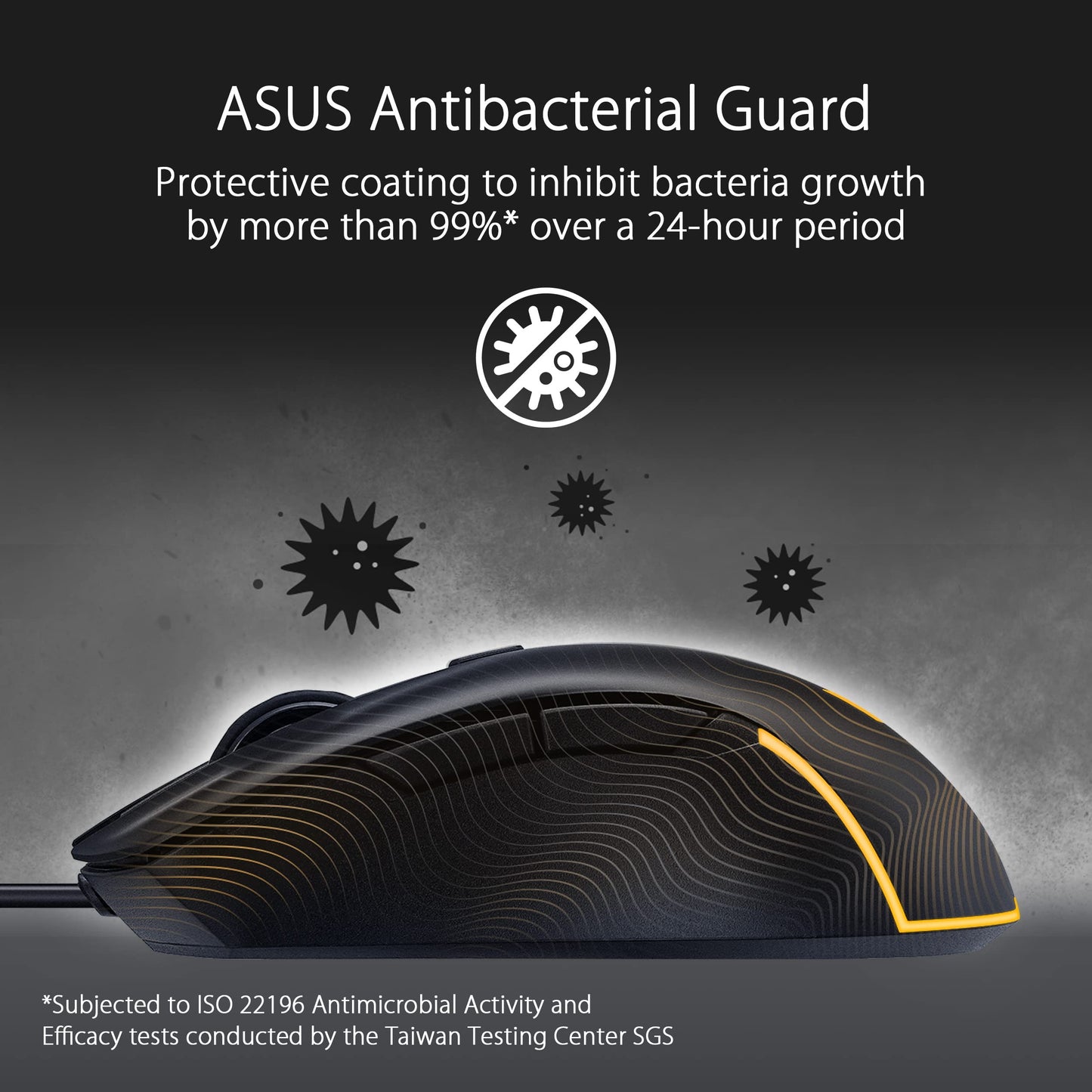 Mouse Gaming ASUS TUF Negro Ligero y Resistente IP56