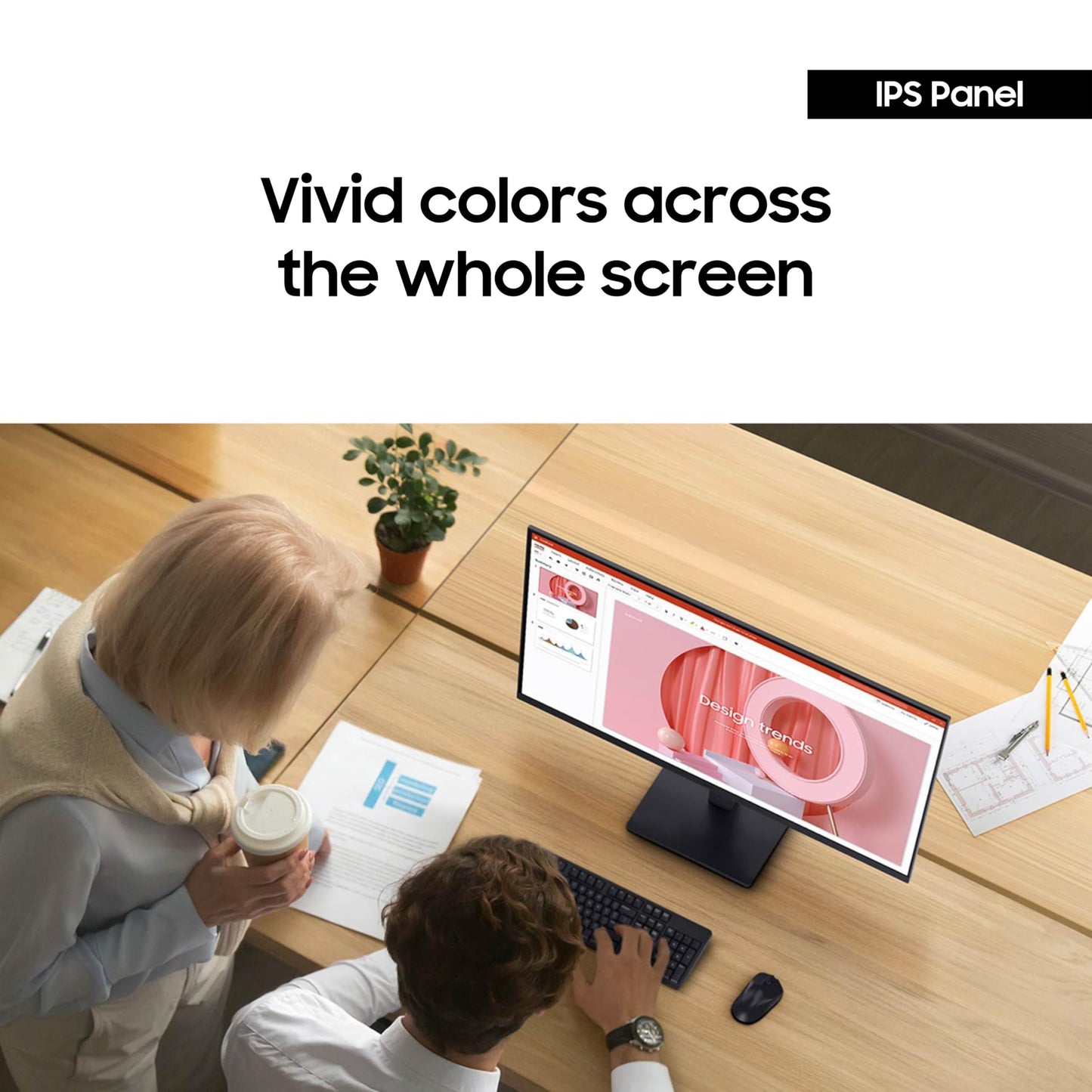 Monitor Samsung 27 Pulgadas IPS Ergonomía Avanzada 100 Hz Ocular y Modo de Juego