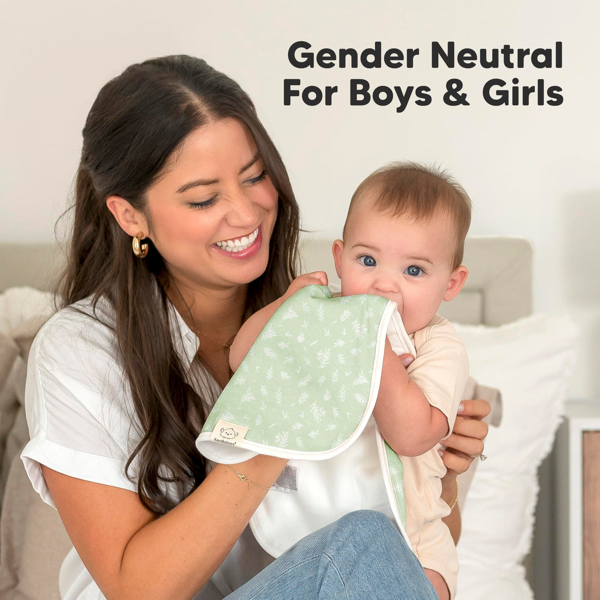 Paños Orgánicos para Eructos para Bebés y Niñas, Paquete de 5 Paños de Algodón Superabsorbentes para Bebés, Suaves y de Felpa para Escupir Recién Nacidos, Toallas de Bebé para Escupir Leche, Unisex
