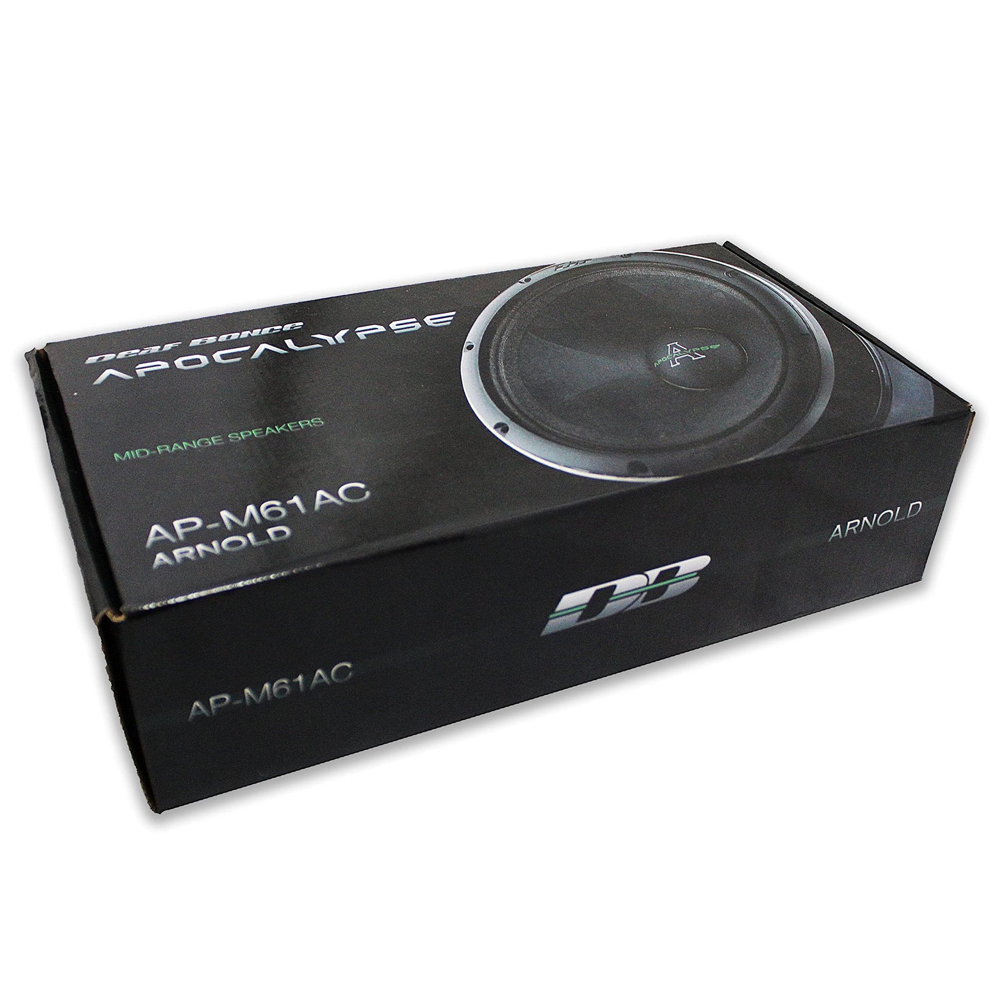 Deaf Bonce - Juego de altavoces de rango medio de 6.5 pulgadas, 180 W, RMS de 4 ohmios, serie Apocalypse AP-M61AC