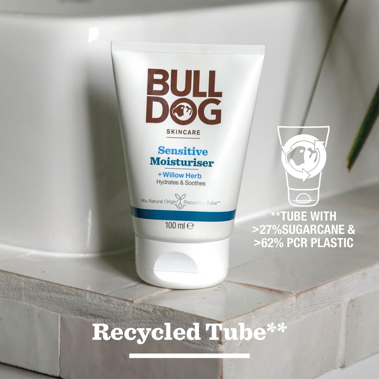 MEET THE BULL DOG Sensitive Moisturiser, 3.3 Fluid Ounce by MEET THE BULL DOG
