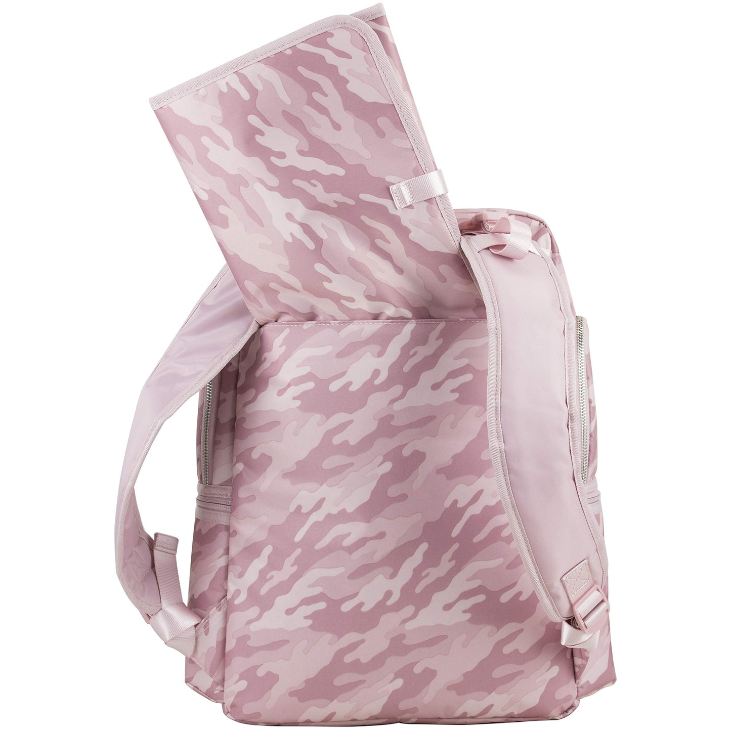 BODHI Baby - Mochila de pañales multifunción con cambiador extraíble, unisex, para mamás y papás, Rosa Fluid Camo