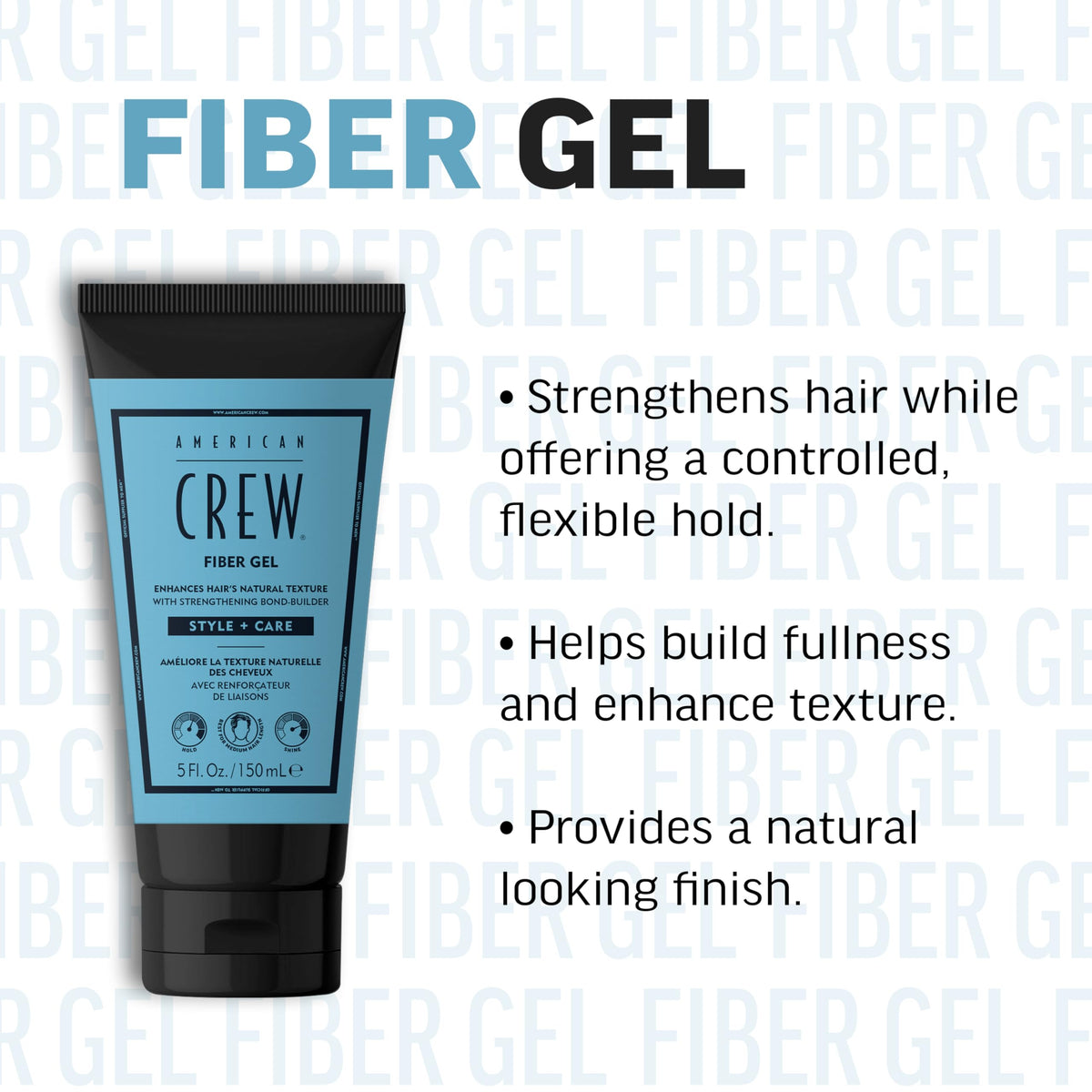 American Crew Fiber Gel, Fijador H?brido para Hombre