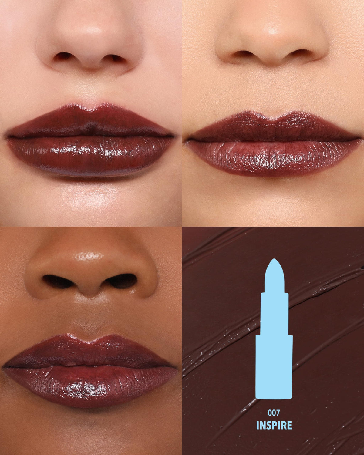 MOIRA CHIC SATIN LIPSTICK (007, INSPIRE)