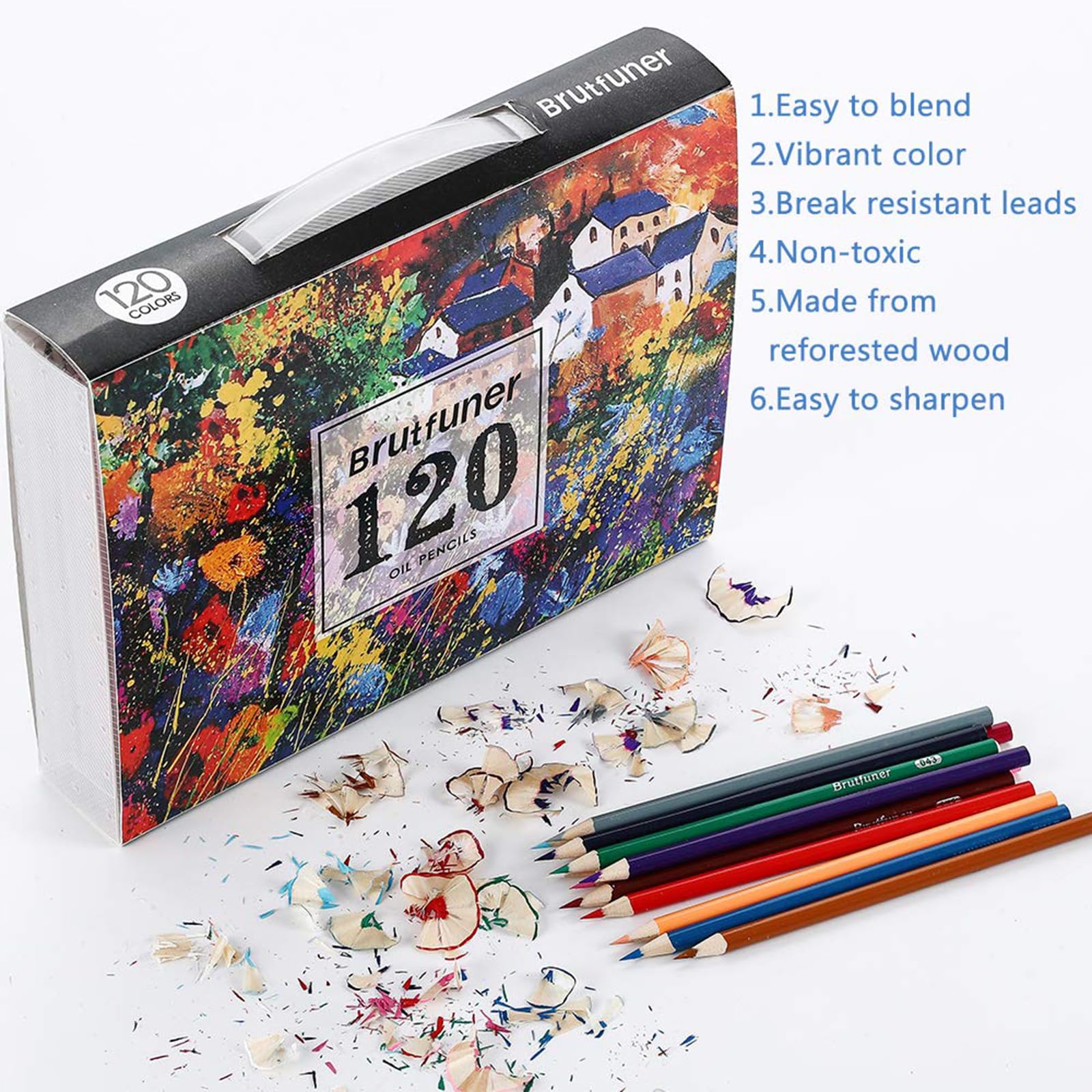 Kit de Dibujo Profesional 120 Piezas Ideal para Niños y Adultos Artistas