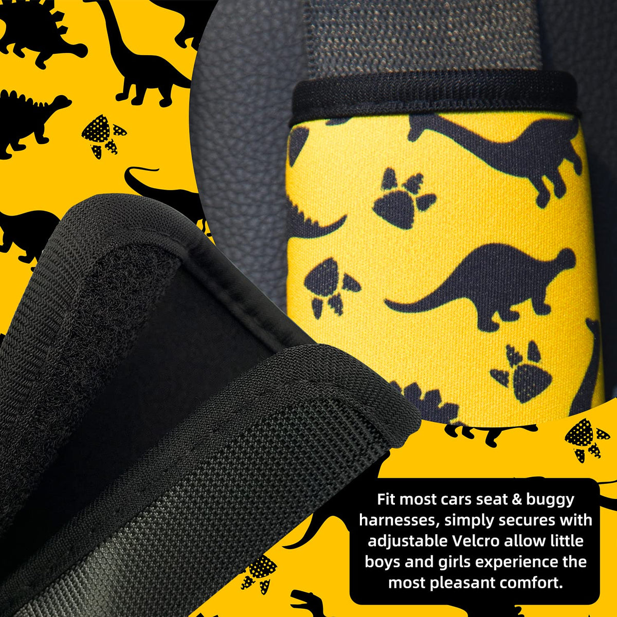 Funda de Cinturón de Seguridad para Niños en Almohadilla para el Hombro
