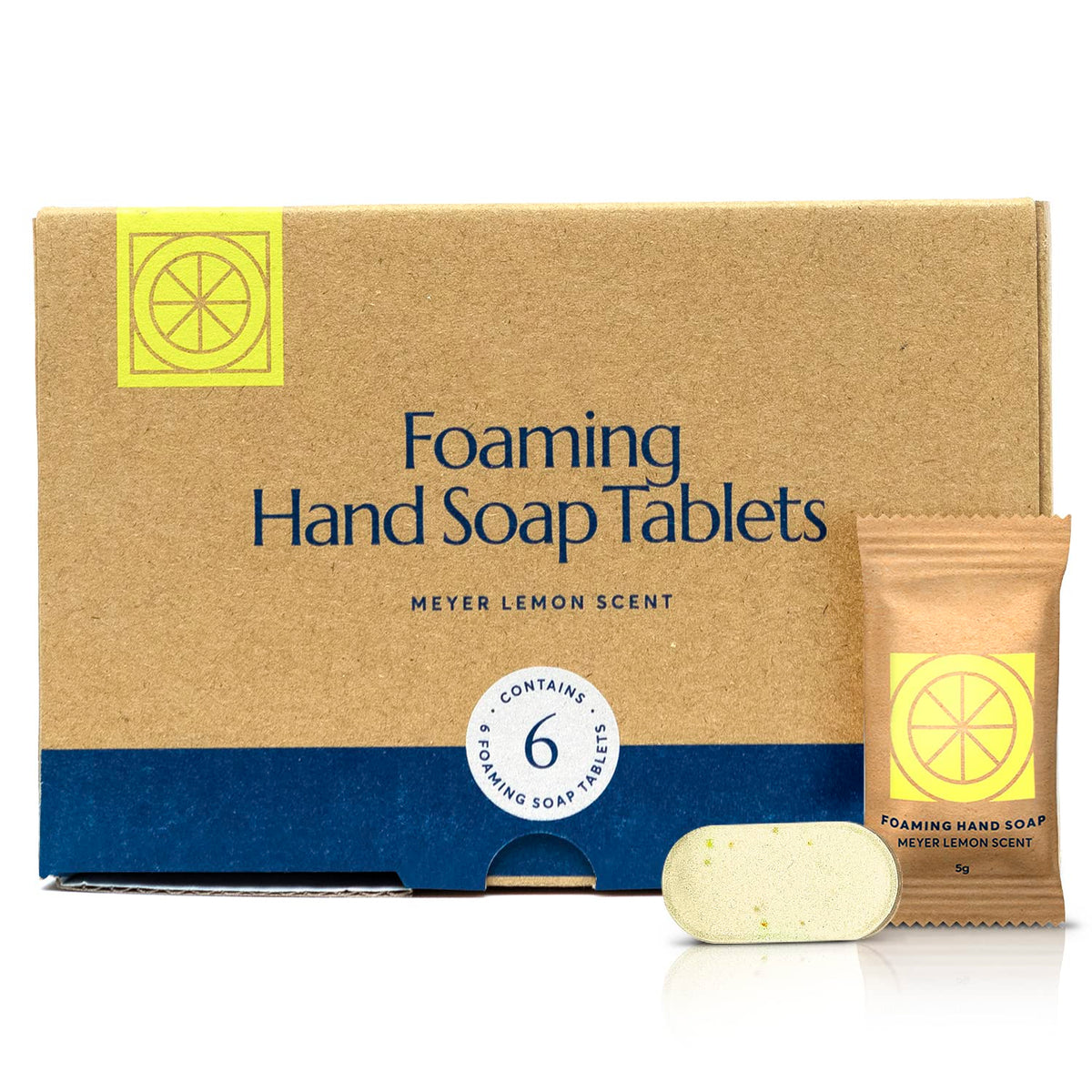CLEANOMIC- Pastillas de jabón espumoso para manos (paquete de 6) - Recargas de jabón espumoso para manos, Recarga de jabón espumoso, Espuma para lavarse las manos