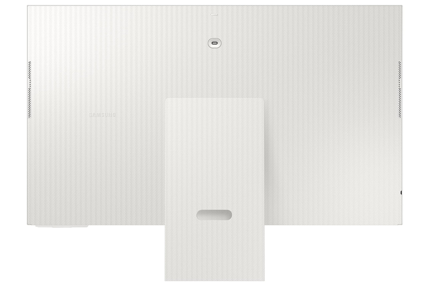 Monitor de Computadora Samsung Blanco 32 Pulgadas 4K UHD HDR Inteligente con Transmisión de TV y Cámara Slimfit
