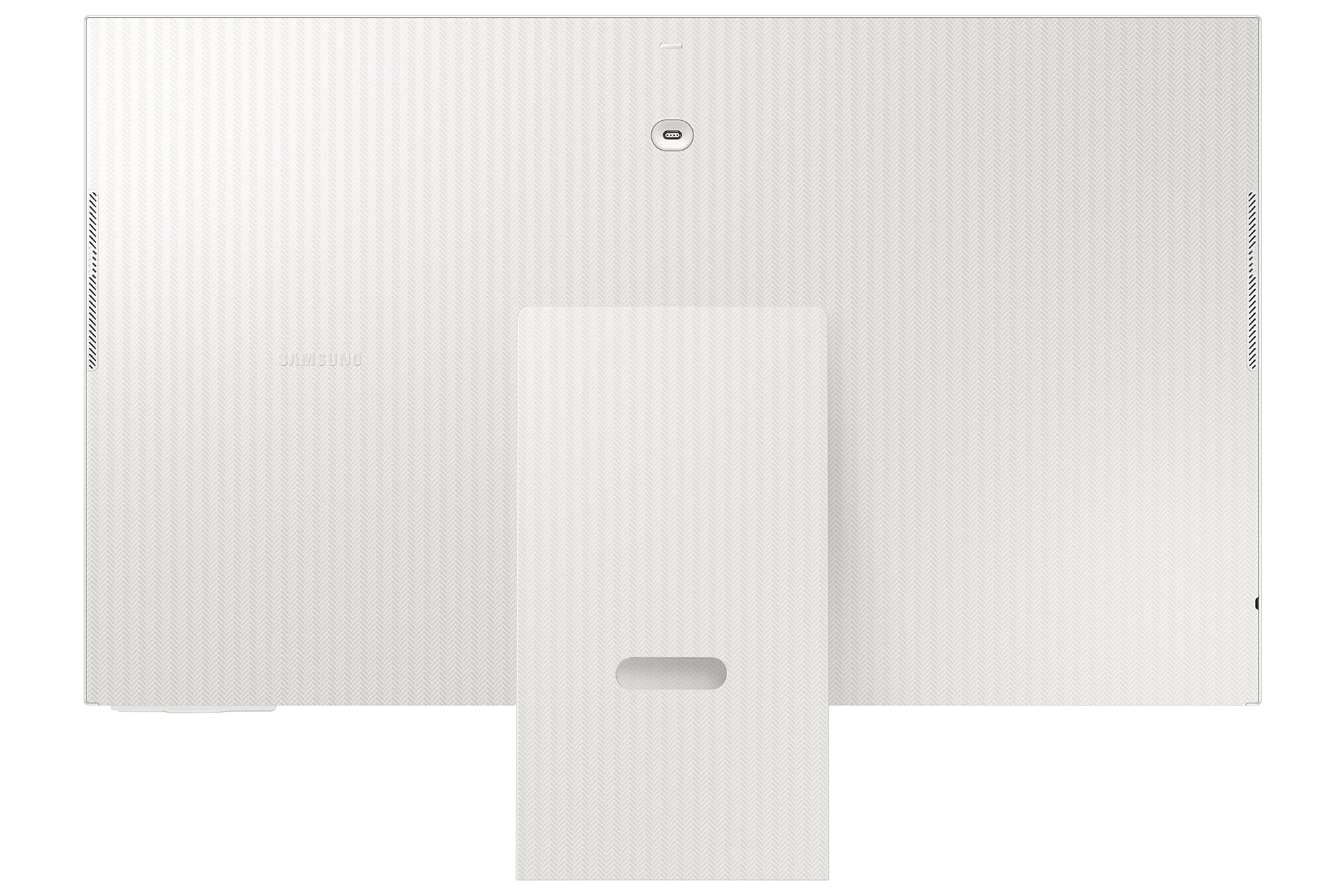 Monitor de Computadora Samsung Blanco 32 Pulgadas 4K UHD HDR Inteligente con Transmisión de TV y Cámara Slimfit