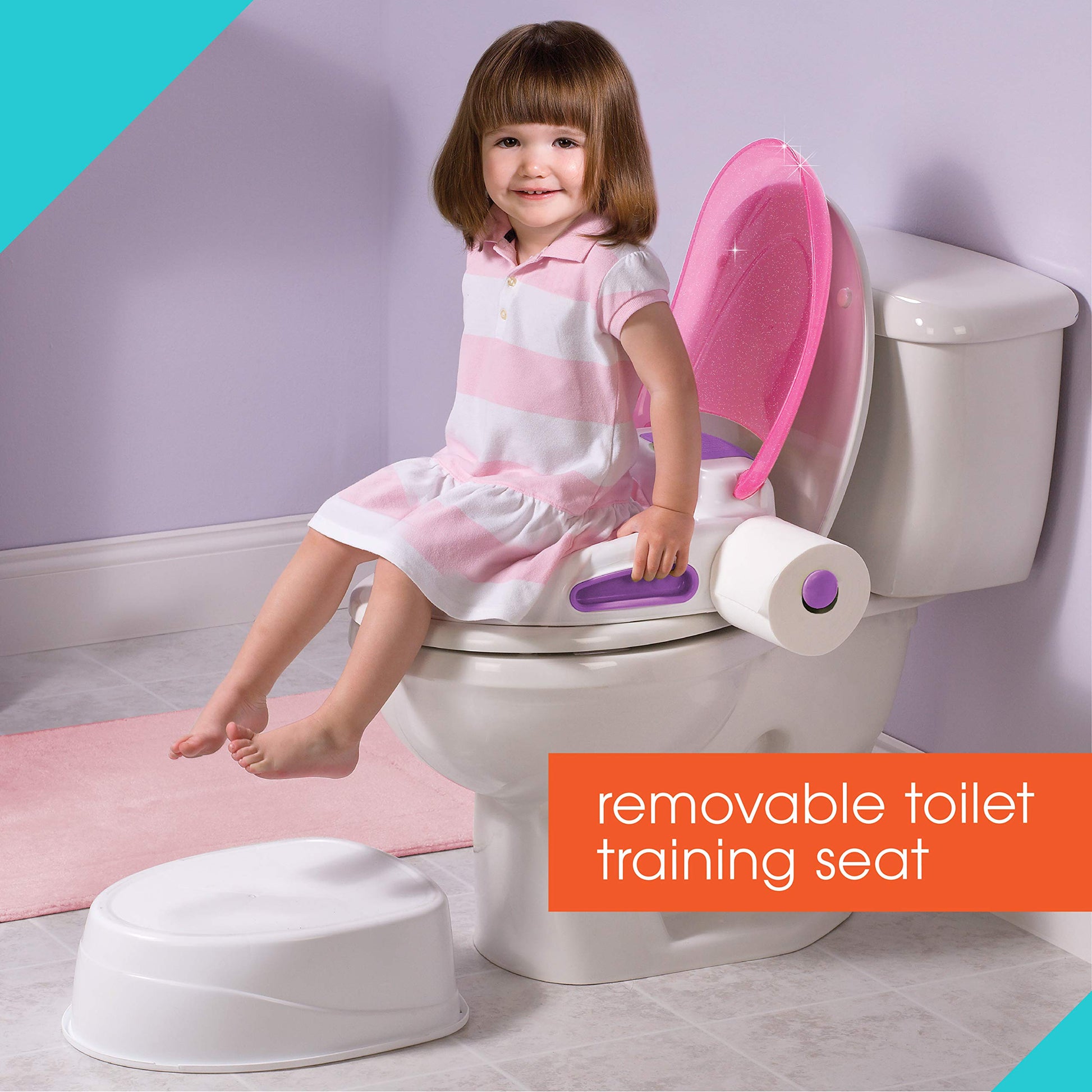 Entrenador de Baño Summer Morado para Niña