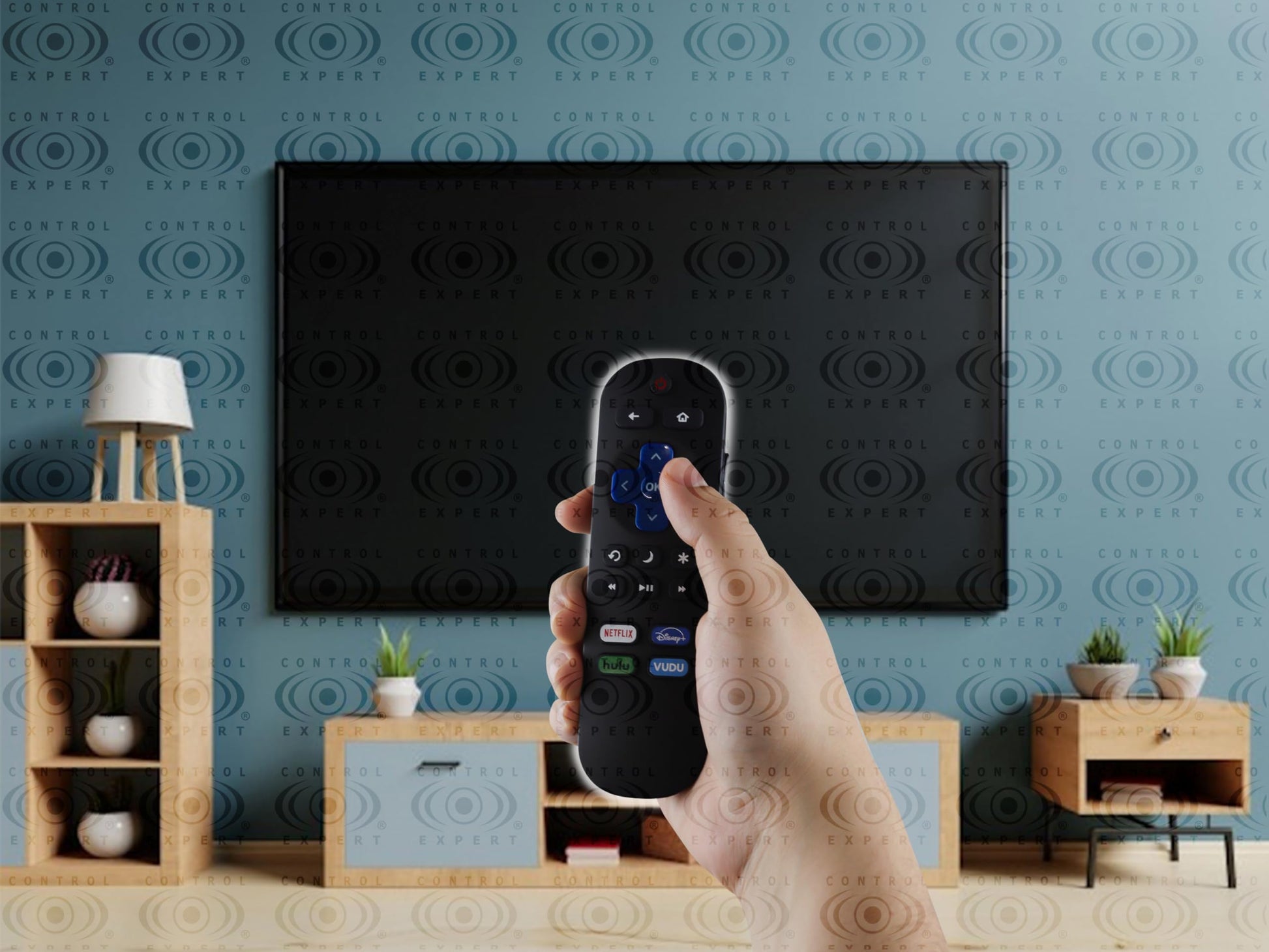 Control Remoto Premium Compatible con Roku TV Hisense TCL, ONN Sharp Smart TV