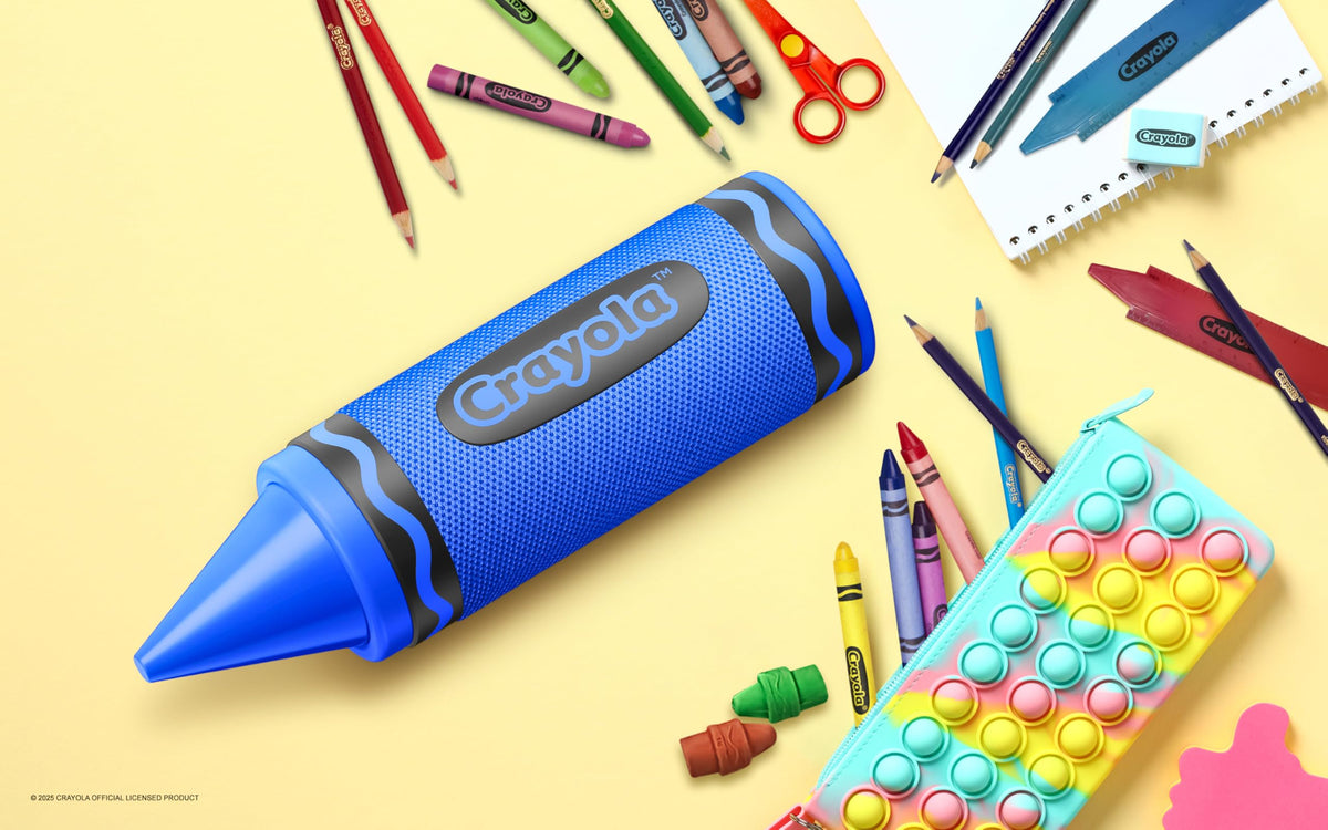 Altavoces Crayola Crayón Inalámbricos Bluetooth 20W Sonido HD para Hogar y Fiesta