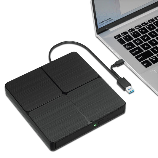 Reproductor de DVD Portátil Wbacon USB para Computadora Portátil