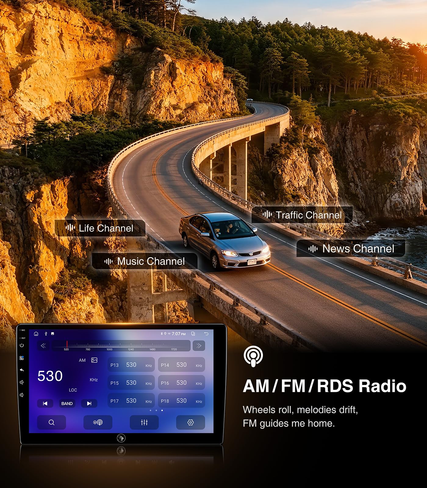 Estéreo de coche con visualización táctil de 10 pulgadas (4G+64G) para Dodge Ram 1500 2500 3500 (2009-2012), kit de repuesto de radio con inalámbrico CarPlay Android Auto 5G WiFi BT GPS Navigation