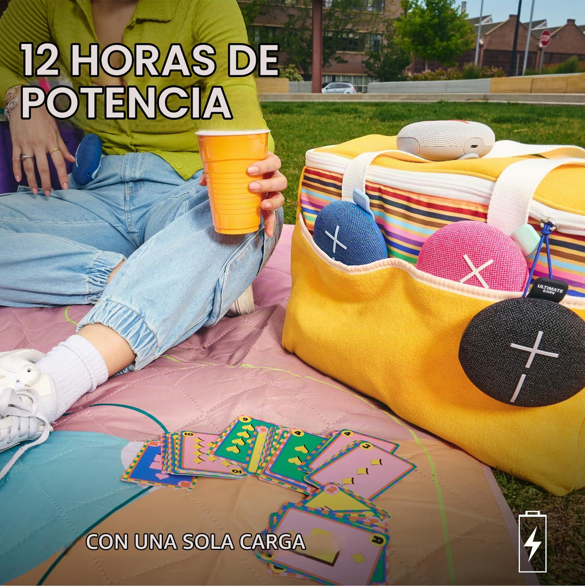 Altavoz Bluetooth Ultraportátil Ultimate Ears Rosa Suave con Graves Grandes y Impermeable IP67