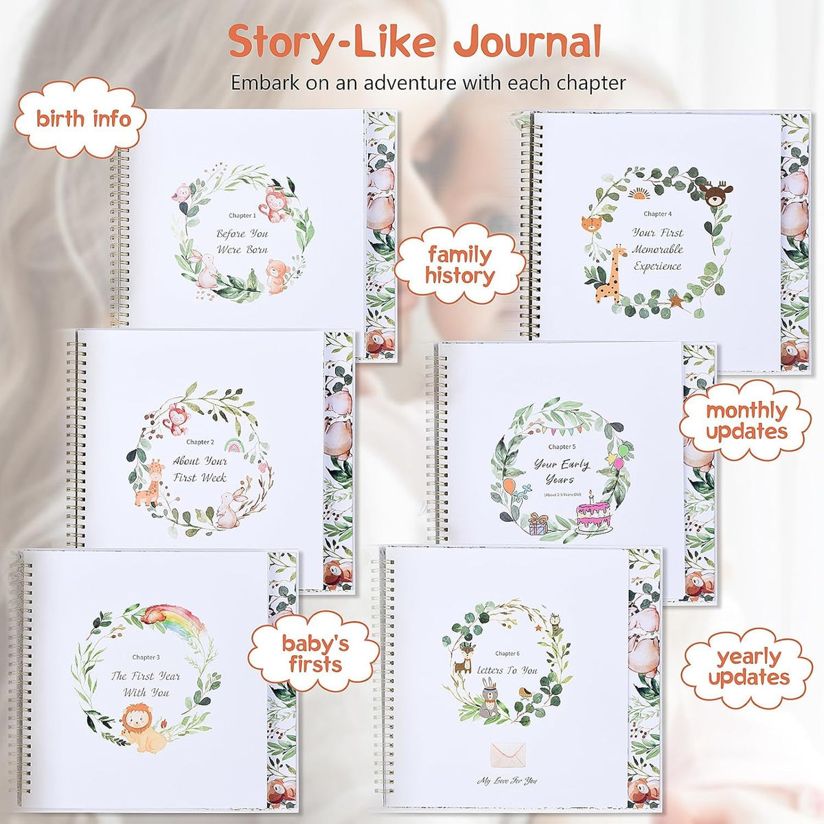 Libro de Recuerdos para Bebés Unisex Nuestro Pequeño Milagro 248 Páginas de Color Ideal para Padres Nuevos