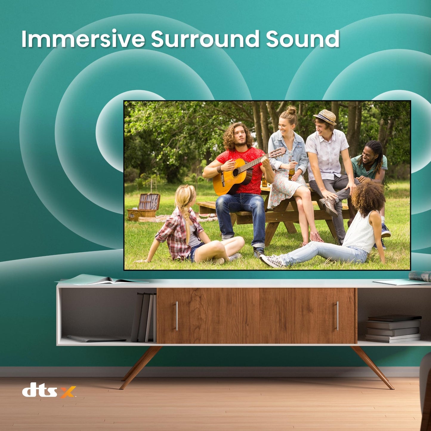Hisense 32 pulgadas Clase A4 Series FHD 1080p Google Smart TV (32A4K) - DTS Virtual: X, modos de juego y deportes, Chromecast integrado, compatibilidad con Alexa