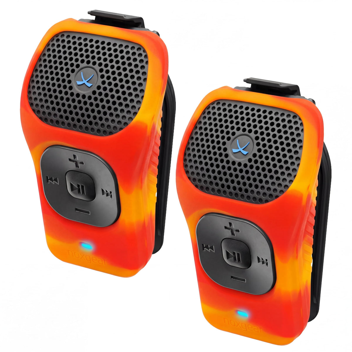 Altavoz Bluetooth Portátil Noxgear Gris Magnético Impermeable con Clip