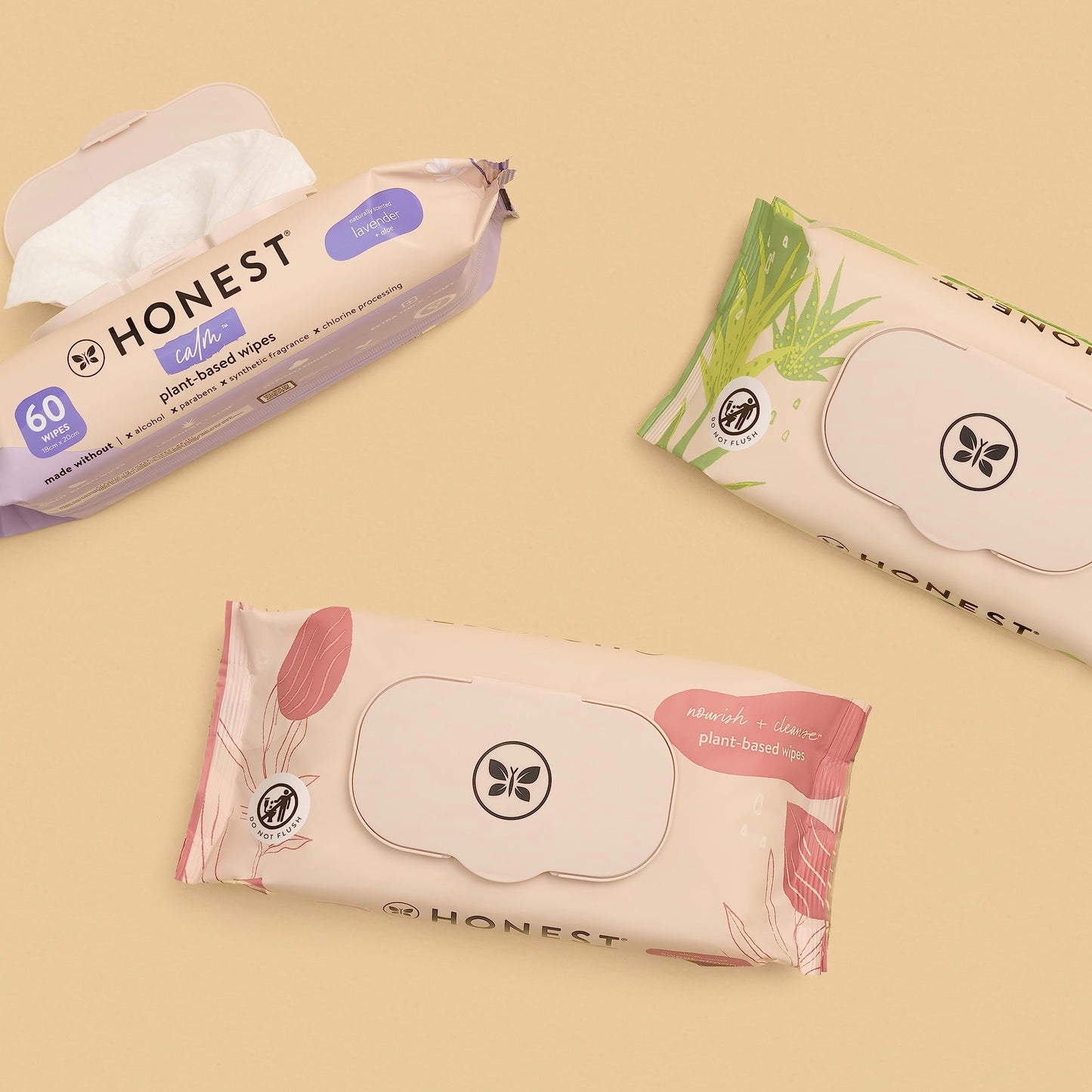 HONEST Company Nourish + Cleanse Wipes, Almond Oil + Jojoba Sweet Scent, 60 Count,Nourish (Sweet Almond)