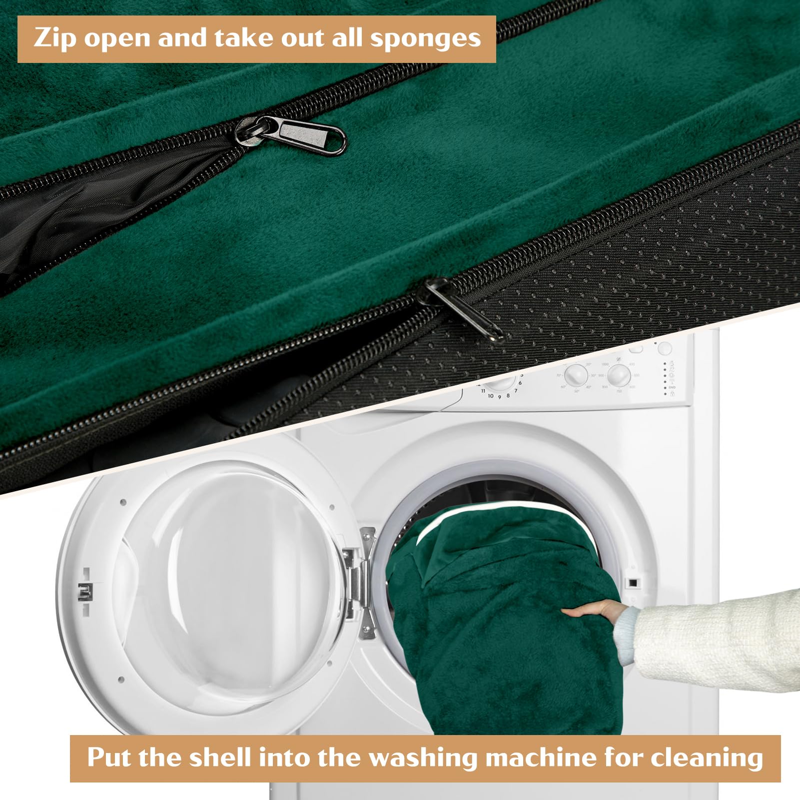 Comfort Expression - Camas para perros pequeños, impermeables, de espuma ortopédica para perros pequeños, cómoda cama para mascotas, con funda extraíble lavable y parte inferior antideslizante (XS