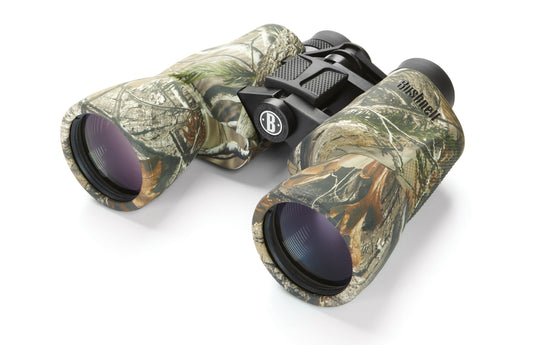 Bushnell 131055 Binocular PowerView Porro Prism Instafocus, Realtree Ap, 10 x 50 mm