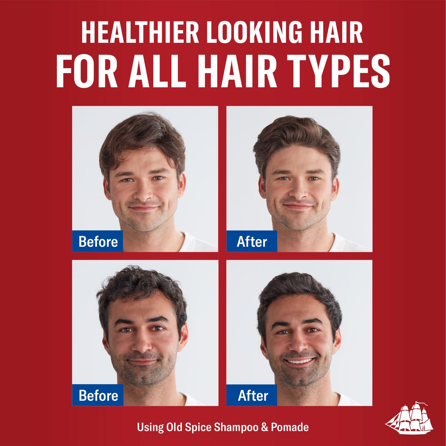 Old Spice Pomada para el cabello de 63 g, fijación media, acabado sin brillo