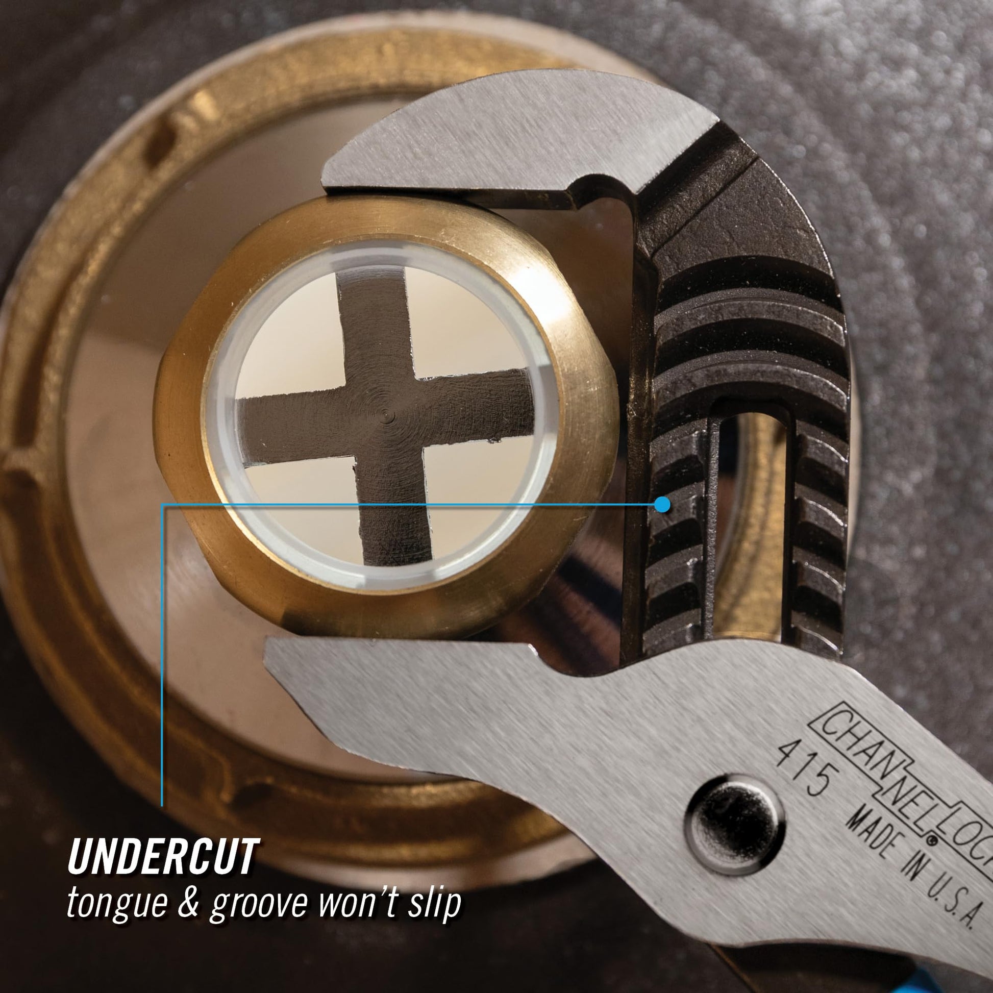 Channellock 415 Pinza de Extensión Mordazas Rectas y Lisas de 10"