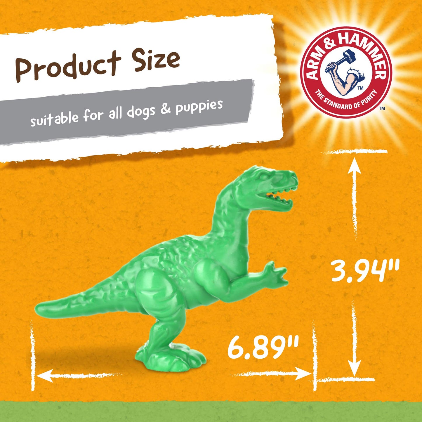 Fetch For Pets Arm & Hammer Tartar Control Bone-Tyrannosaurs Rex