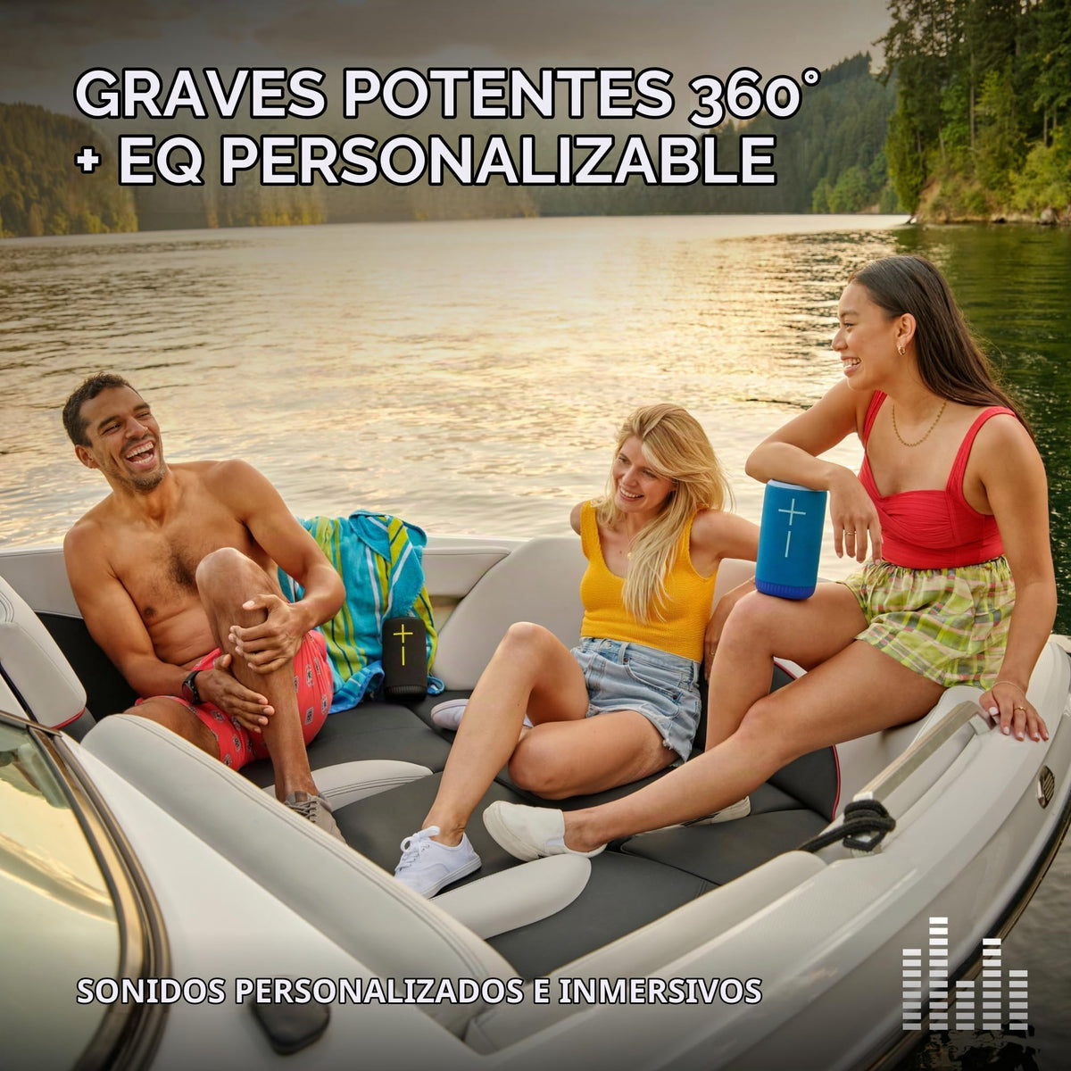 Altavoz Portátil Bluetooth Ultimate Ears Negro Carbón con Sonido 360 Grados y Batería 20 Horas