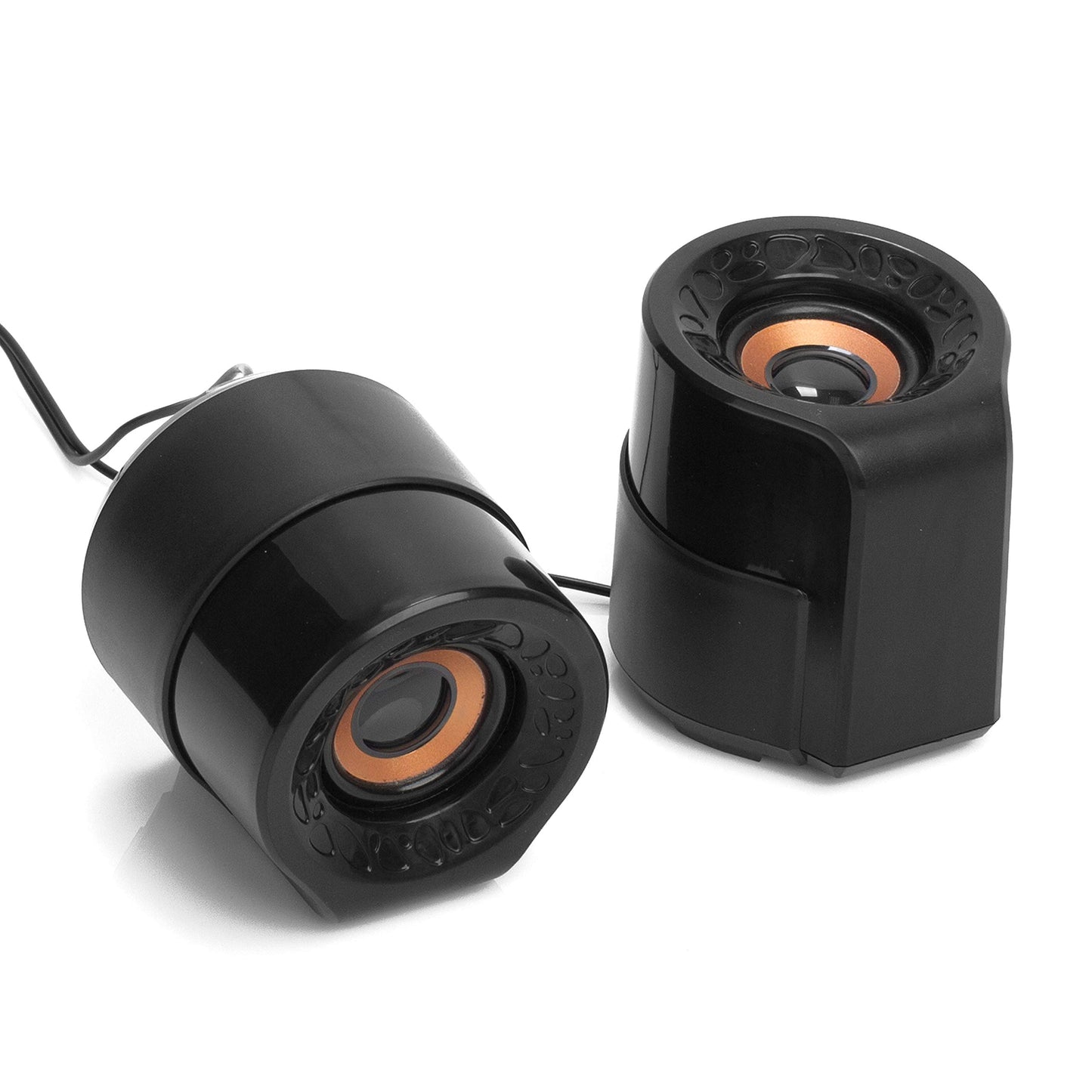 Frisby Audio FS-910 - Bocinas Altavoces Estéreo con Sonido y Control de Volumen, Color Negro