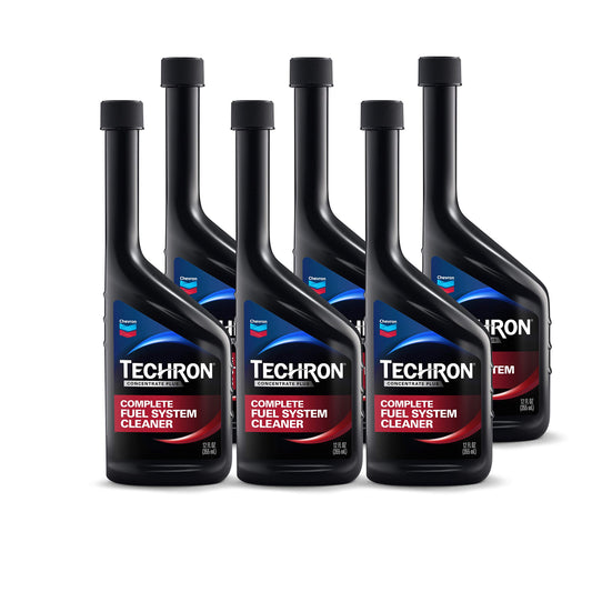 Chevron 67740-CASE Techron Concentrate Plus - Limpiador de Sistema de Combustible, 12 onzas (Paquete de 6)