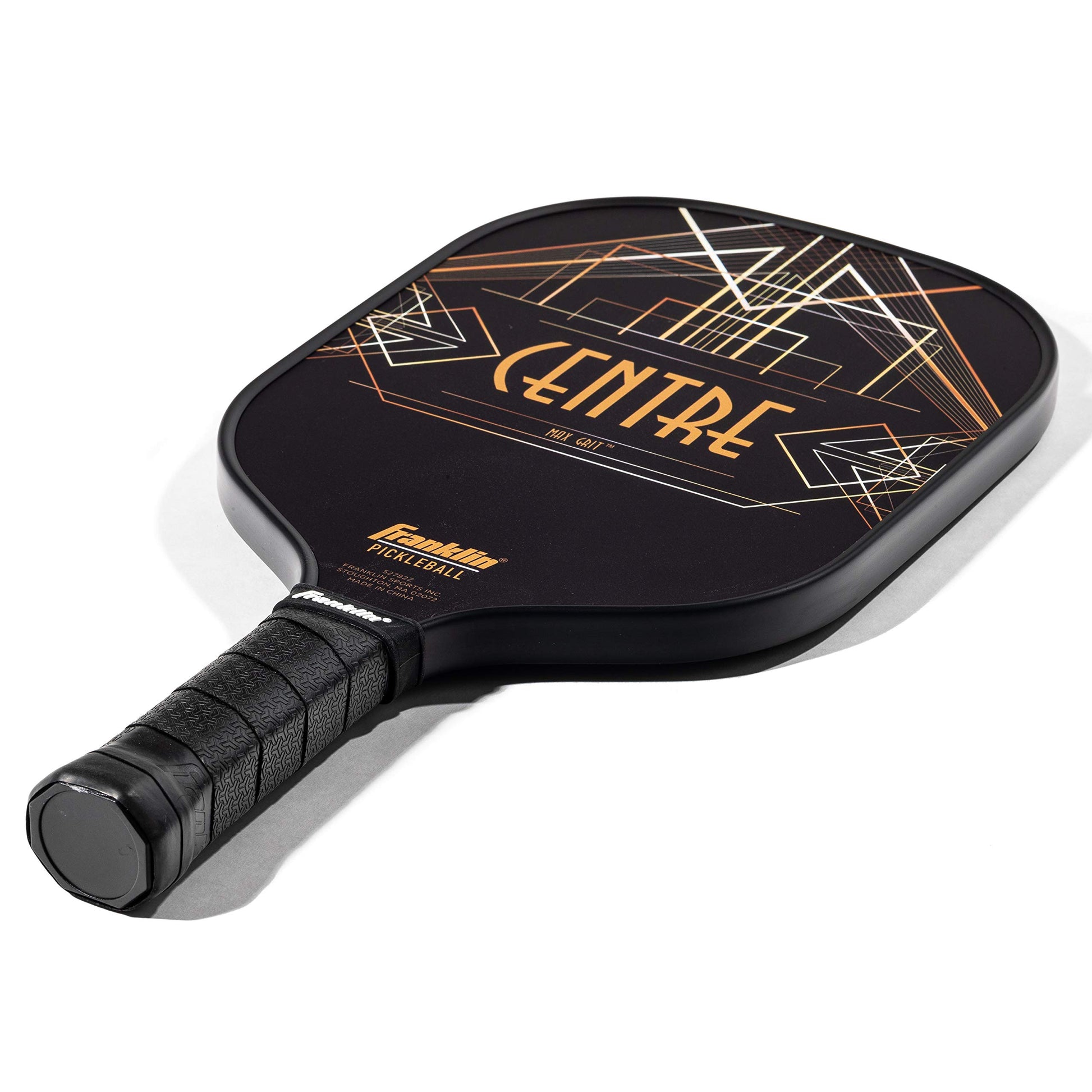 Franklin Sports Pro Pickleball Paddle – Paddle Pro Tournament – Raqueta de Fibra de Carbono aprobada por Estados Unidos (USAPA) – Equipo Oficial del Centro – Oro – Núcleo de 13 mm