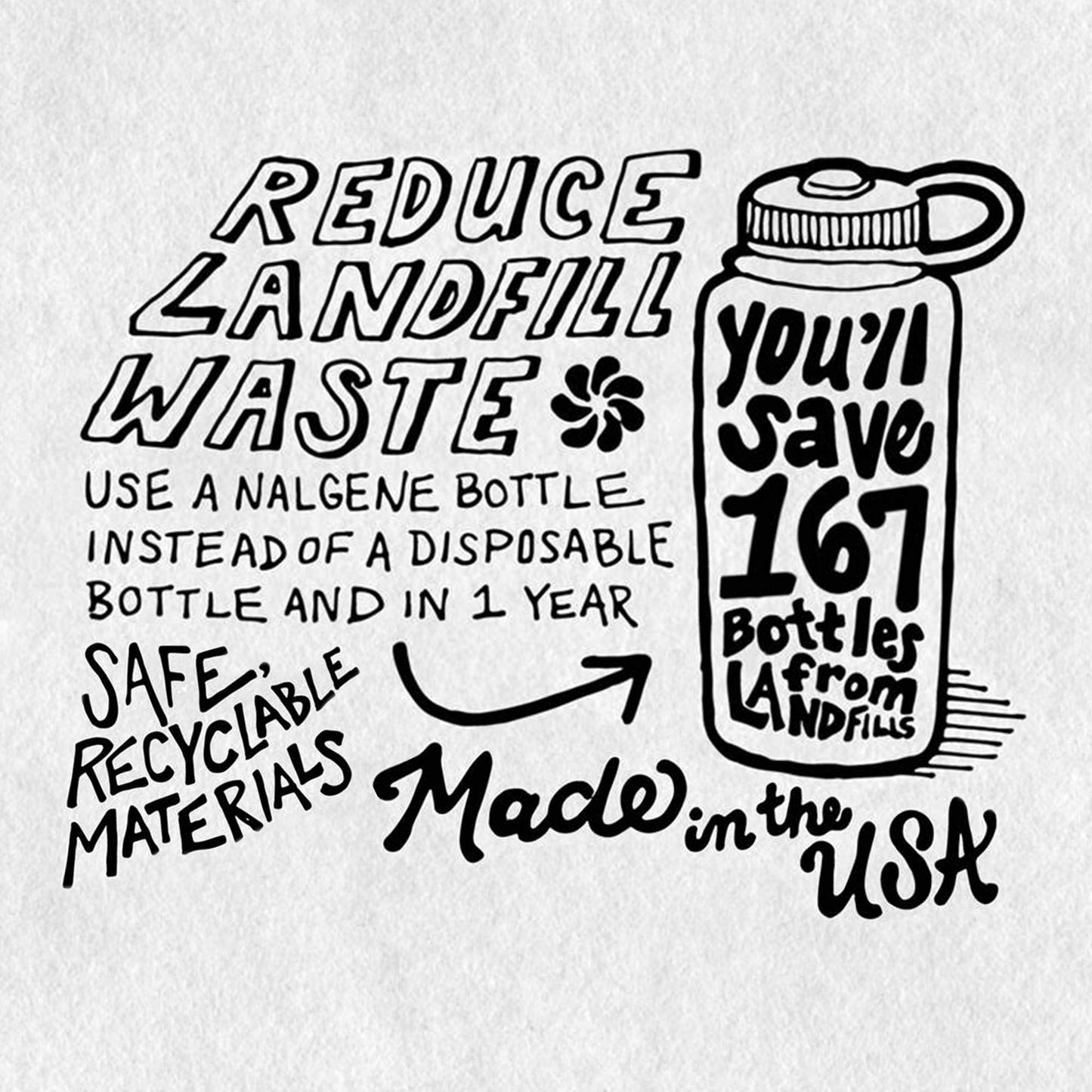 Nalgene 078712_Violett Botella sin BPA de Agua, 12 Oz