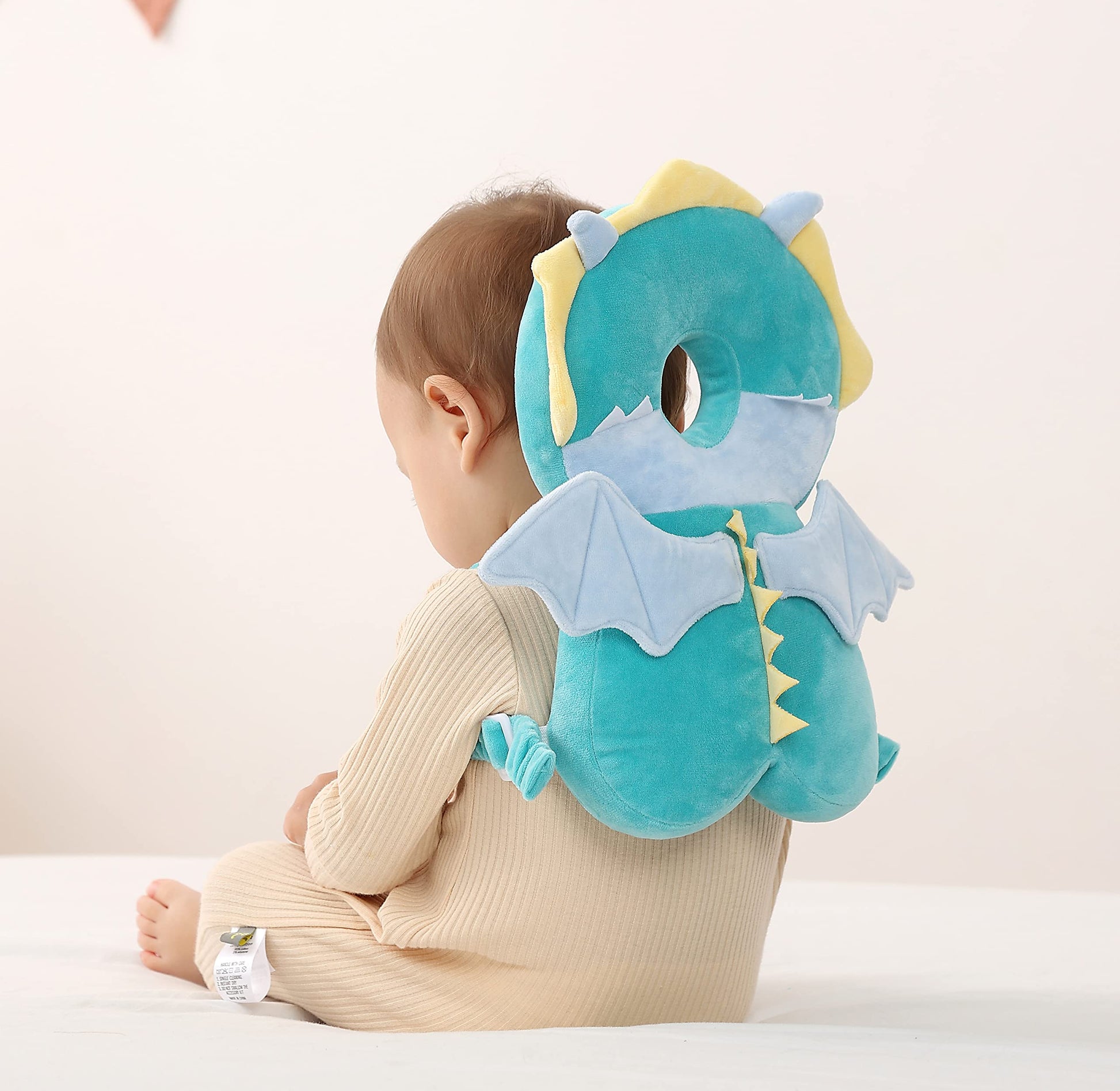 Mochila Protectora de Cabeza de Bebé Feidoog Z-Panda con Rodilleras para Gatear y Caminar