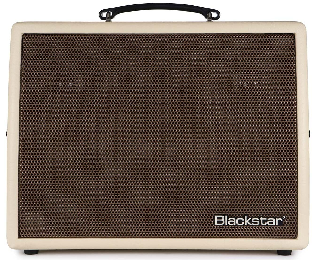 Blackstar Sonnet - Amplificador Combinado de Guitarra acústica de 120 – 120 vatios 1 x 8 Pulgadas con 4 reverberaciones y Soporte inclinable, Color Rubio