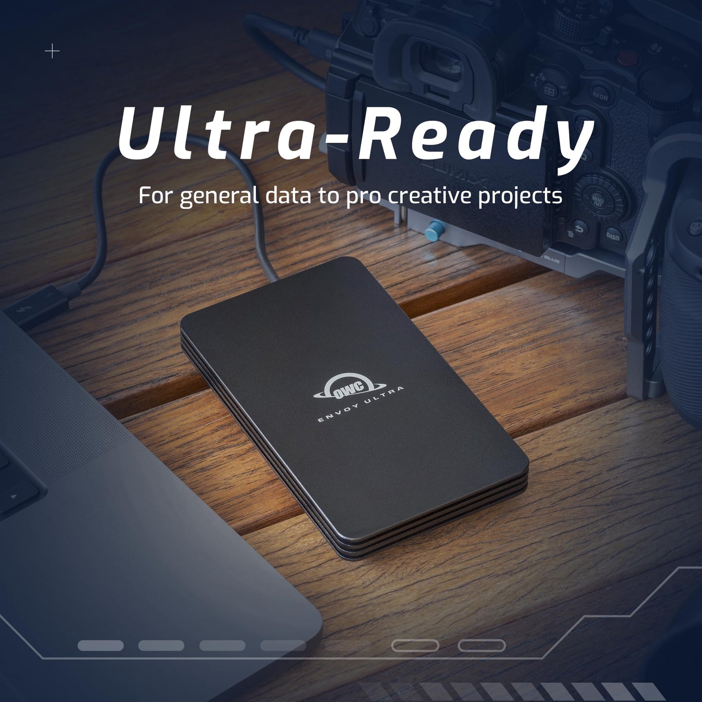 Unidad Externa SSD OWC Envoy Ultra Thunderbolt 5 de 2 TB ultra rápida compatible con Mac y PC