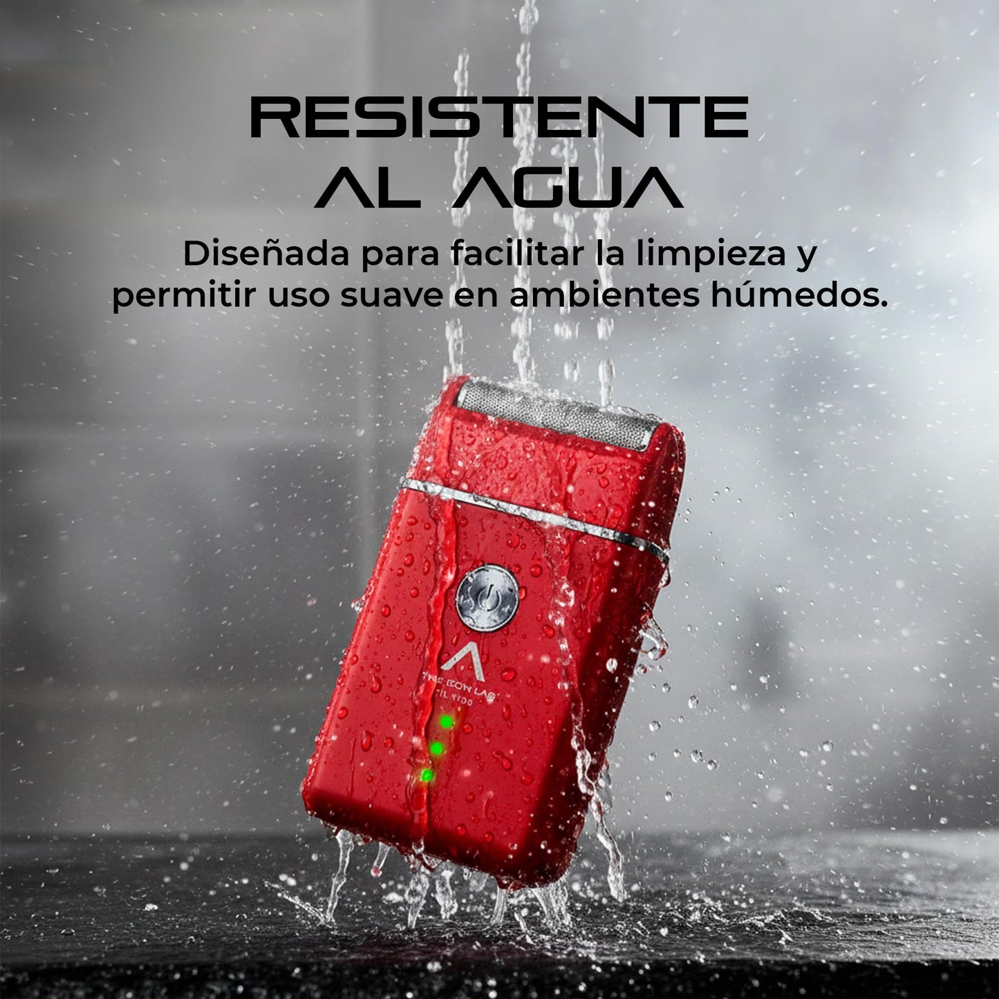 THE ICON LAB | Afeitadora Eléctrica Inalámbrica | Motor 6800 RPM | 60 Min de Uso | Navajas de Acero de Titanio | Resistente al Agua | Carga USB | Indicador LED | Máquina para Cortar Cabello