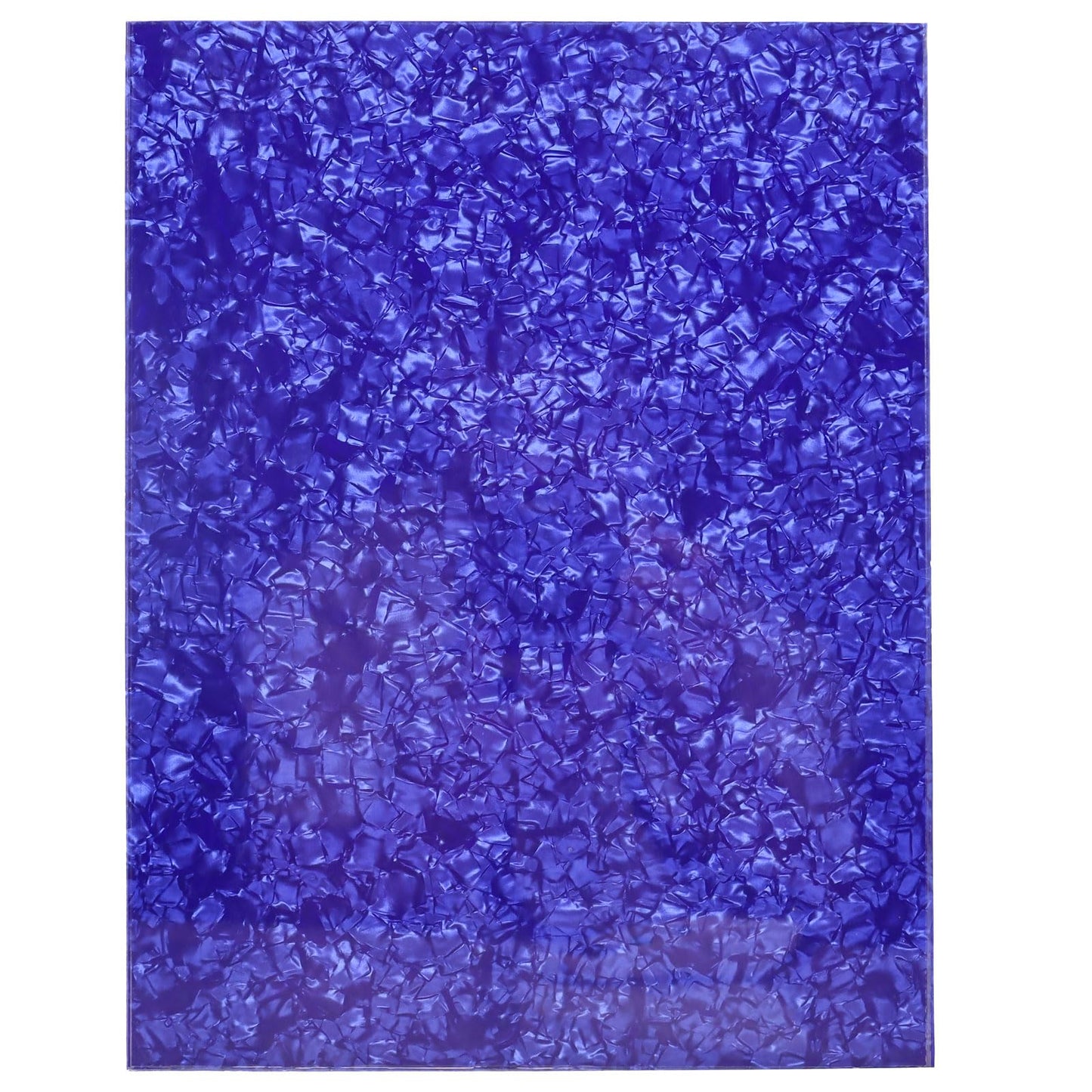 Golpeador de guitarra de 3 capas, material de 24 x 31 bricolaje, protector de púas en blanco, hoja de placa para rayar Strat Tele, guitarra eléctrica, jazz, bajo de precisión (perla azul)