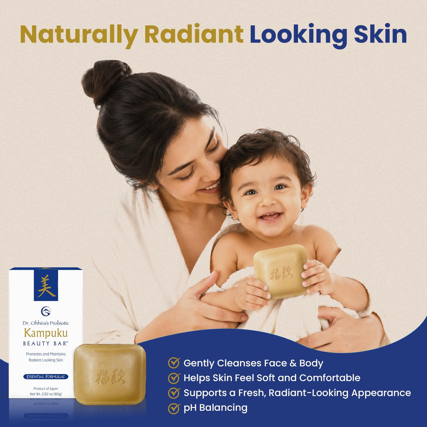 Dr. Ohhira's Probiotic Kampuku Beauty Bar