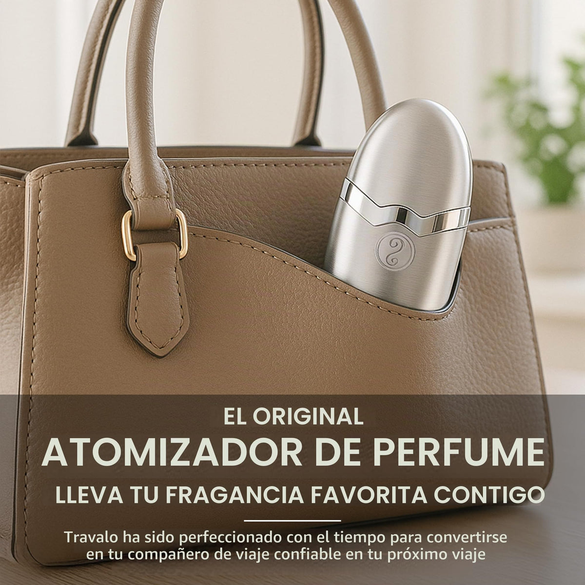 Travalo Perfume Pod Pearl Elegance - Mini bomba en aerosol de alta definición, atomizador portátil de perfume de viaje, aprobado por TSA, a prueba de hojas, hermético, reutilizable y fácil de llenar