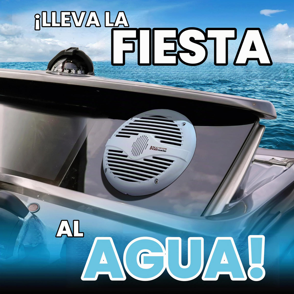 Altavoz Marino Boss Audio Systems Blanco de 2 Vías