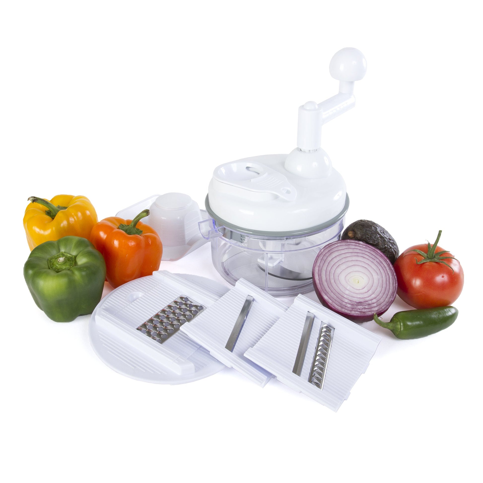 Procesador de Alimentos Miracle Chopper con Separador de Clara de Huevo Incorporado