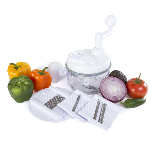 Procesador de Alimentos Miracle Chopper con Separador de Clara de Huevo Incorporado