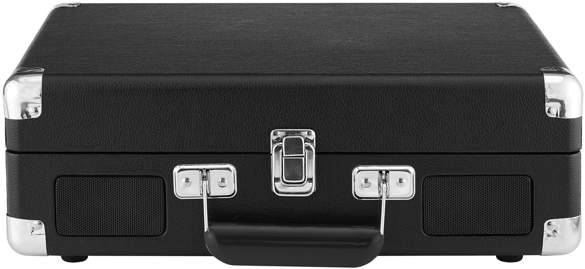 Crosley CR8005F-BK Cruiser Plus - Tocadiscos de Vinilo con Bluetooth de 3 velocidades, Color Negro y Rojo