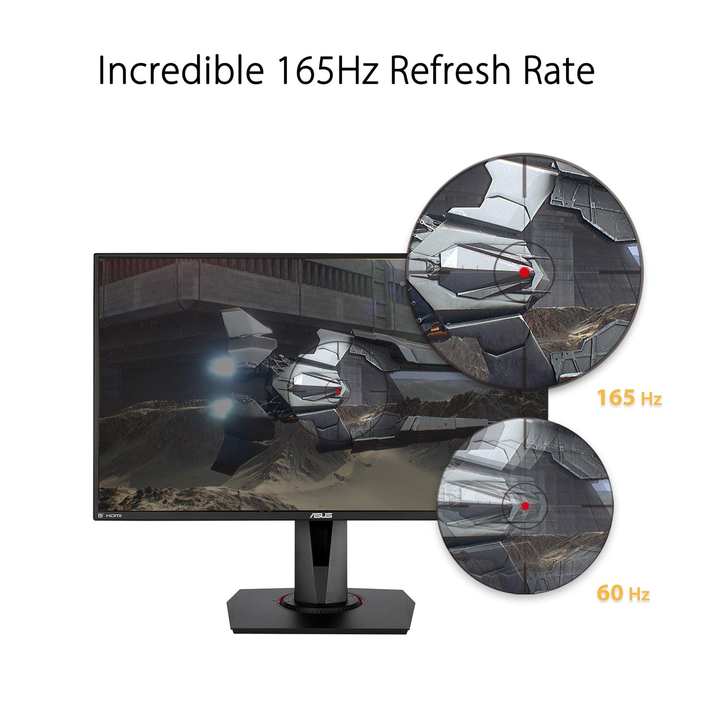 Asus Monitor TUF Gaming 27" VG279QR 165HZ IPS 1MS HDMI Bocinas Integradas 1920x1080 AMD FreeSync Negro