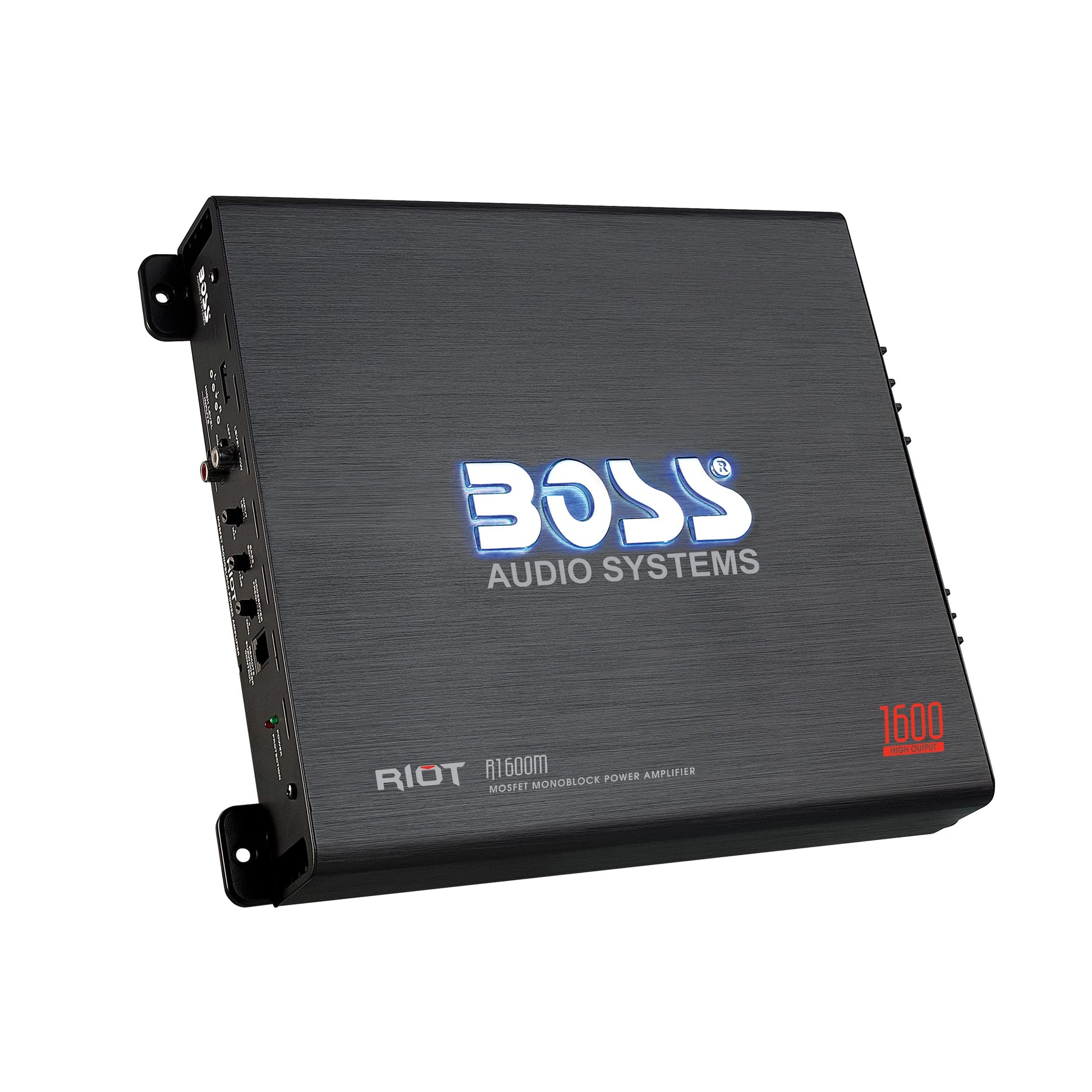 Boss Audio Amplificador de Energía MOSFET DE de 2 Canales, con Control Remoto para Nivel del Subwoofer